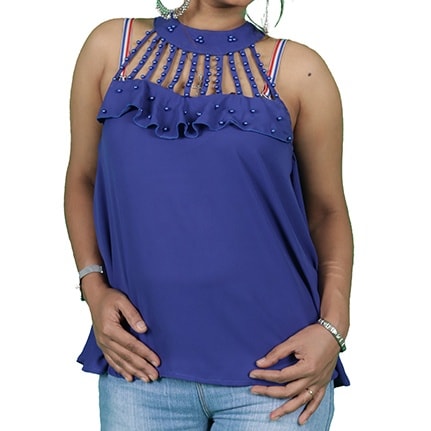 Fancy Sleeveless Stylish Top 2– MINORA CART GENERAL TRADING L.L.C