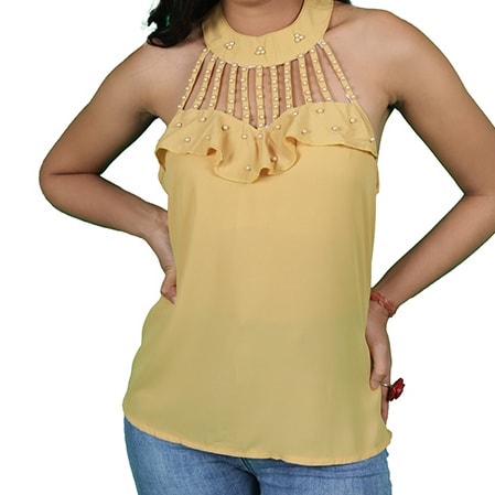 Fancy Sleeveless Stylish Top 3– MINORA CART GENERAL TRADING L.L.C